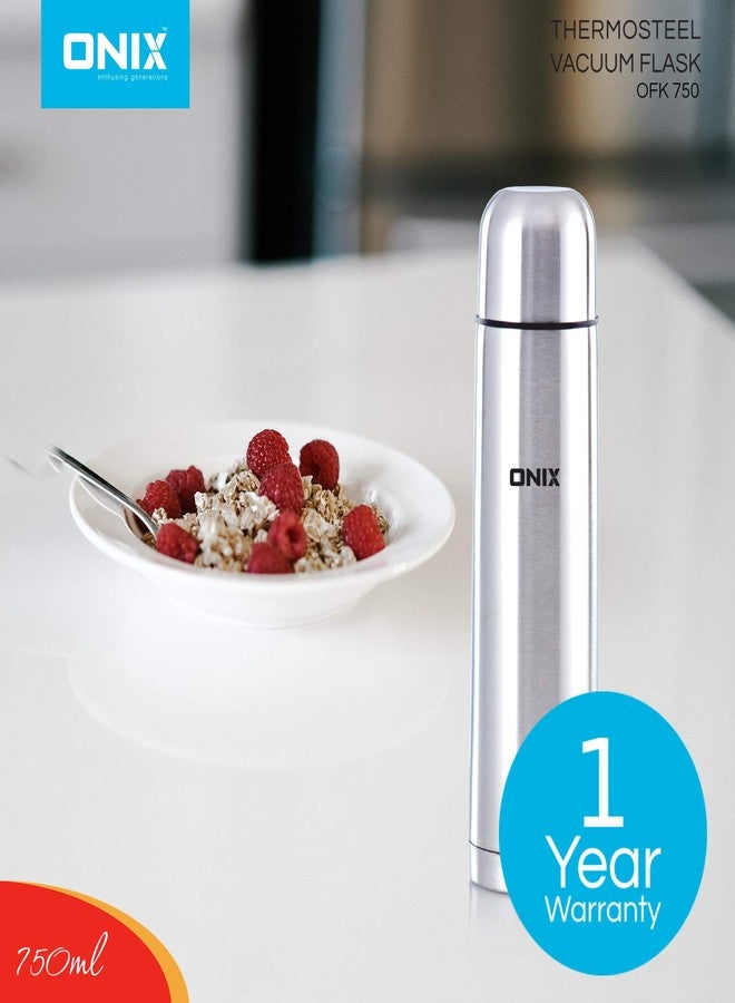 ONIX enthusing generations OFK-750 Stainless Steel Vacuum Bullet Flask (750 ml, Silver) - Image 2